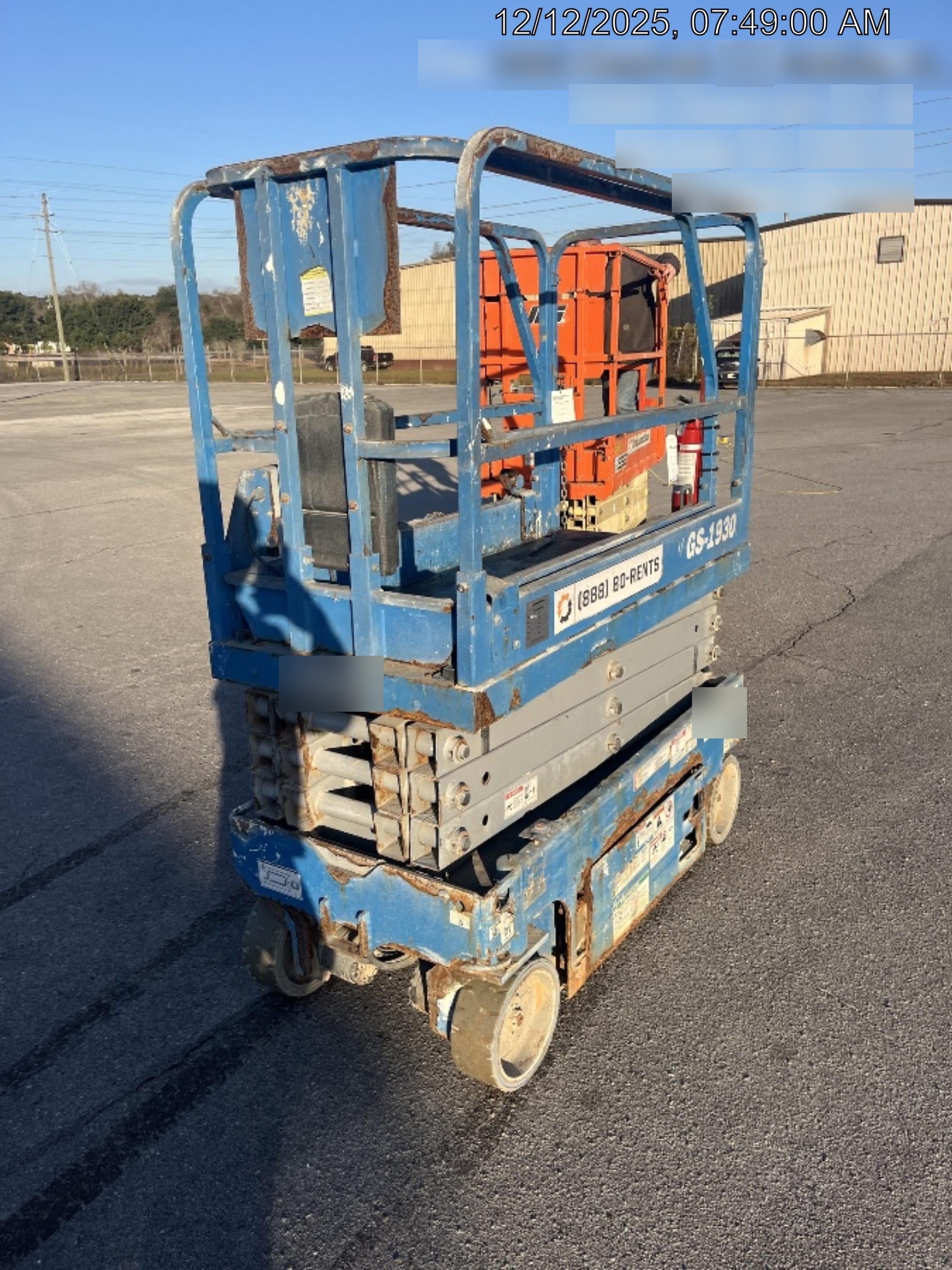 2018 Genie GS-1930 Genie GS-1930 Scissor Lift w/Standard Options