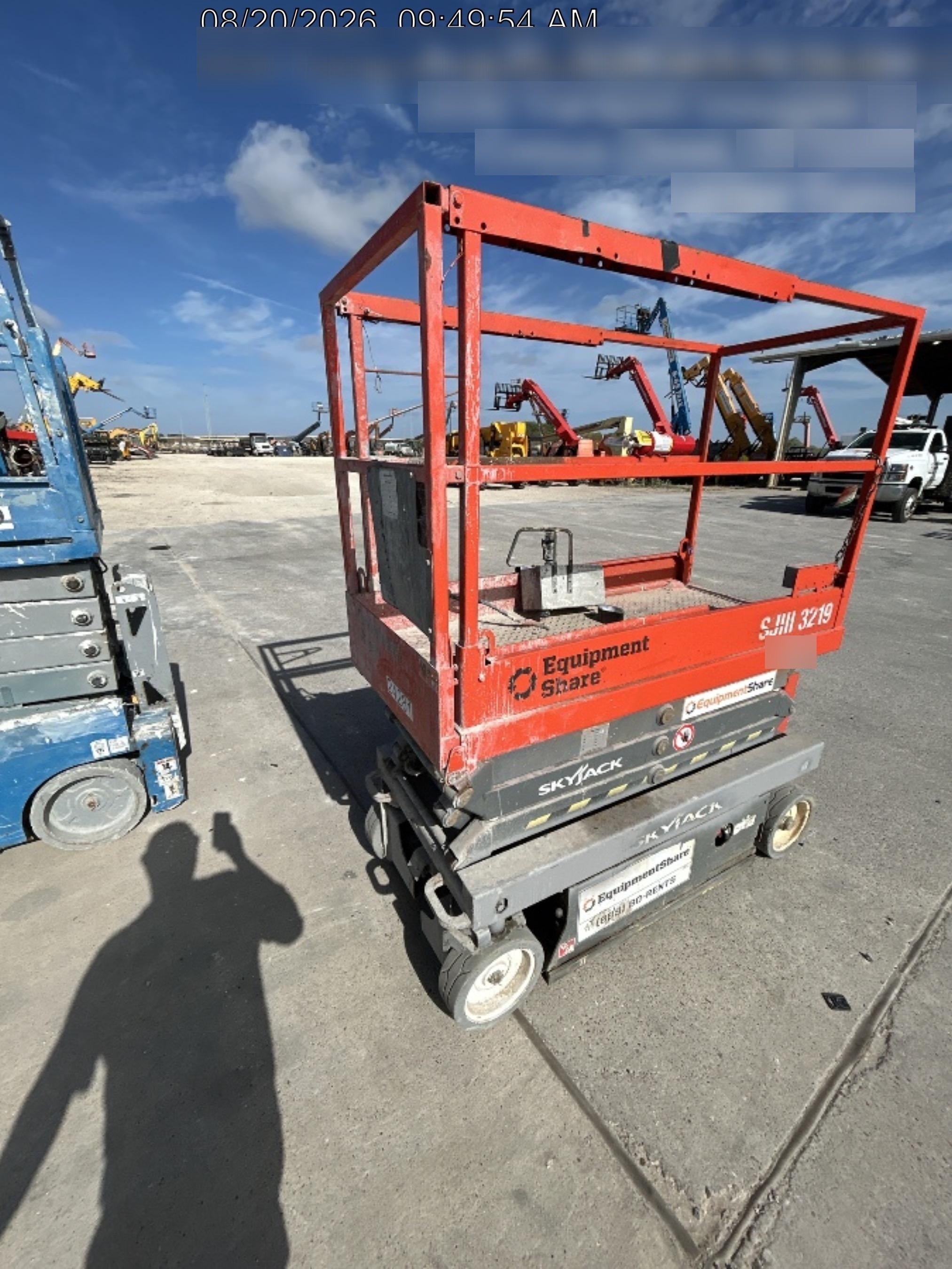 2019 Skyjack SJIII-3219 Skyjack SJIII3219 Standard w/Trojan Batteries
