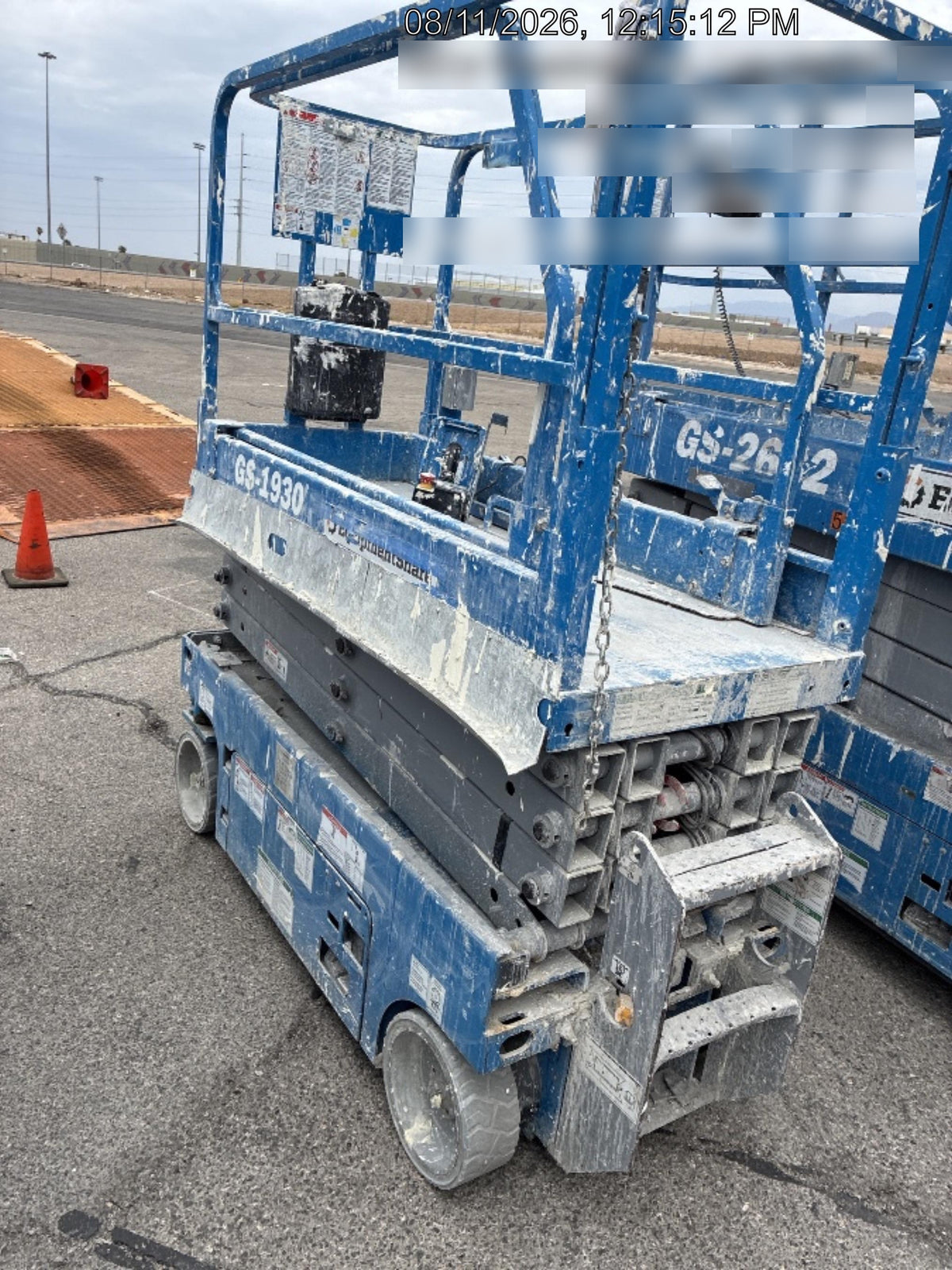 2019 Genie GS-1930 Fixed rails with chain Entry