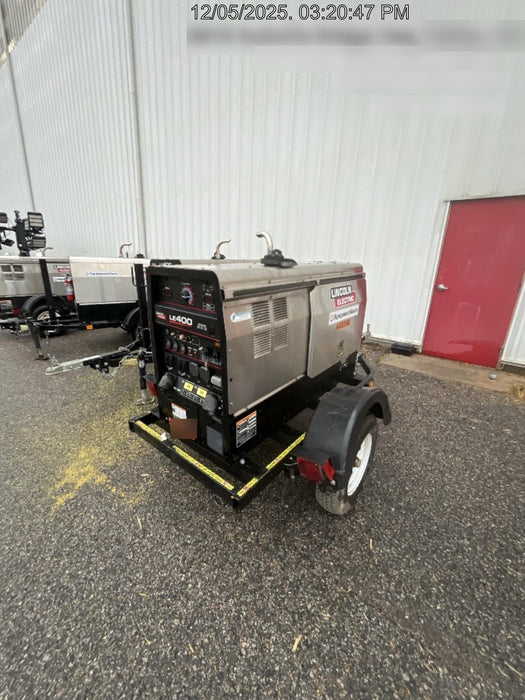 2024 Lincoln Electric LE400 Kubota V1505, Trlr, Cable Rack, Light Kit, ES Decals, T3