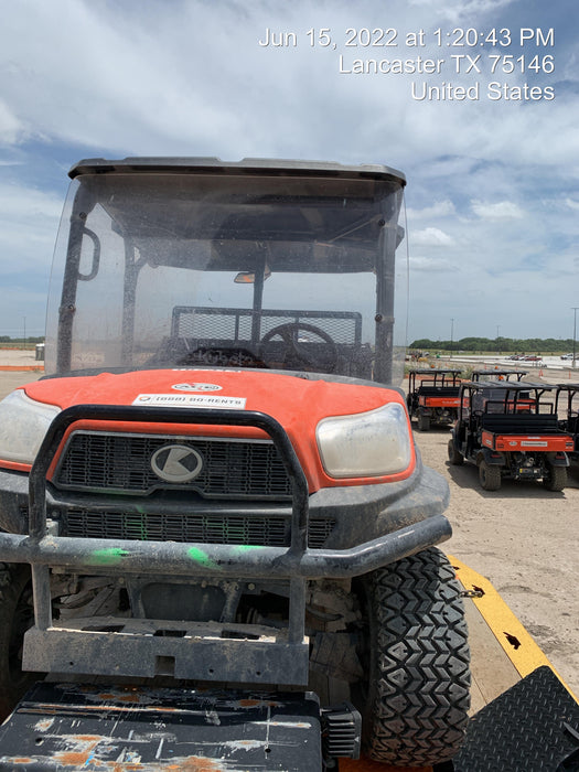 2021 Kubota RTV-X1140W-H Plastic Canopy, Windshield Acrylic Clear, LED Strobe Light, Wire Harness Kit, Back up Alarm