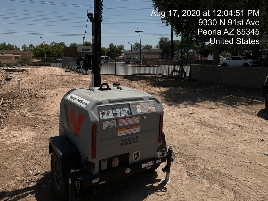 2019 Wacker Neuson LTV6K-LED Standard LED Towable Light Tower w/None