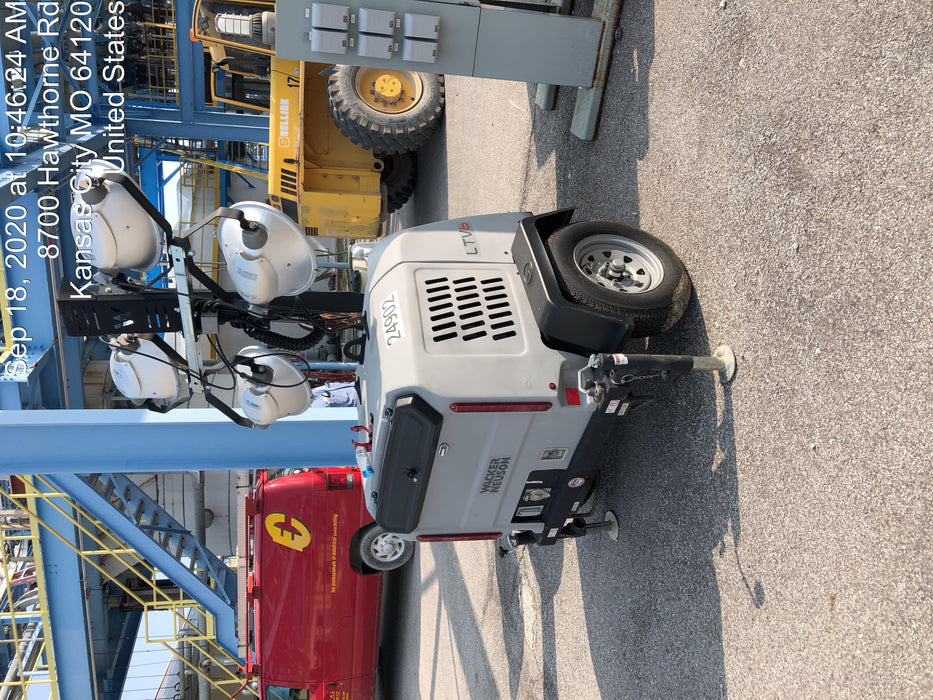 2019 Wacker Neuson LTV6L-MH Wacker Neuson LTV6L Mobile Light Tower w/Fuel Level Sensor Installed