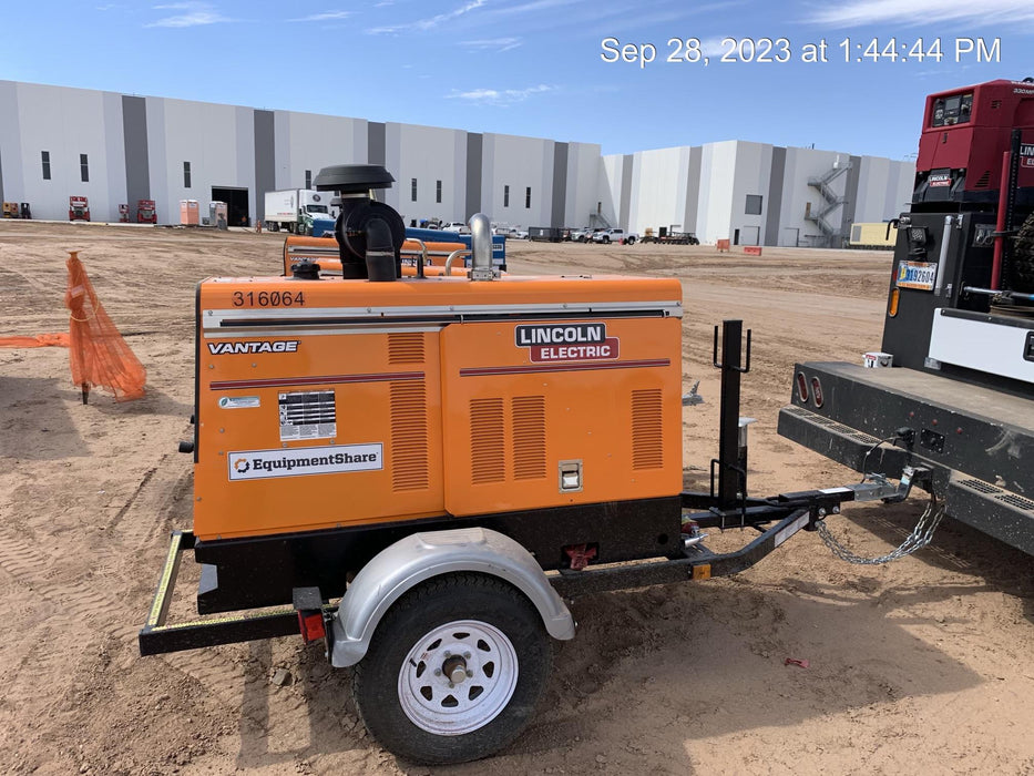 2023 Lincoln Electric Vantage 549X Crosslink Technology, Trailer Mounted, ES Decals, T3