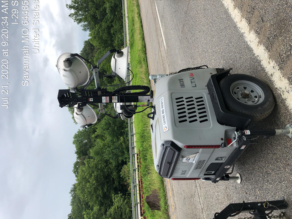 2018 Wacker Neuson LTV6L-MH Wacker Neuson LTV6L Mobile Light Tower w/Fuel Level Sensor Installed