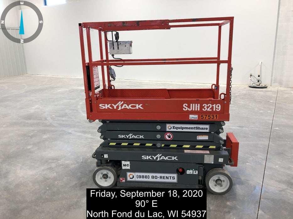 2016 Skyjack SJIII-3219 Standard Rental Specs