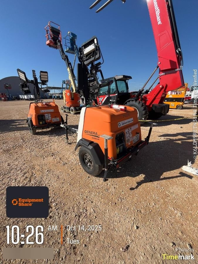 2024 Generac MLT2 Diesel, Flex Switch 120V Input, Powerzone Controller, 
(4) 320W LED Lights, 4kW Generator, 39.9 Gal Fuel Tank, 2" Ball, T3