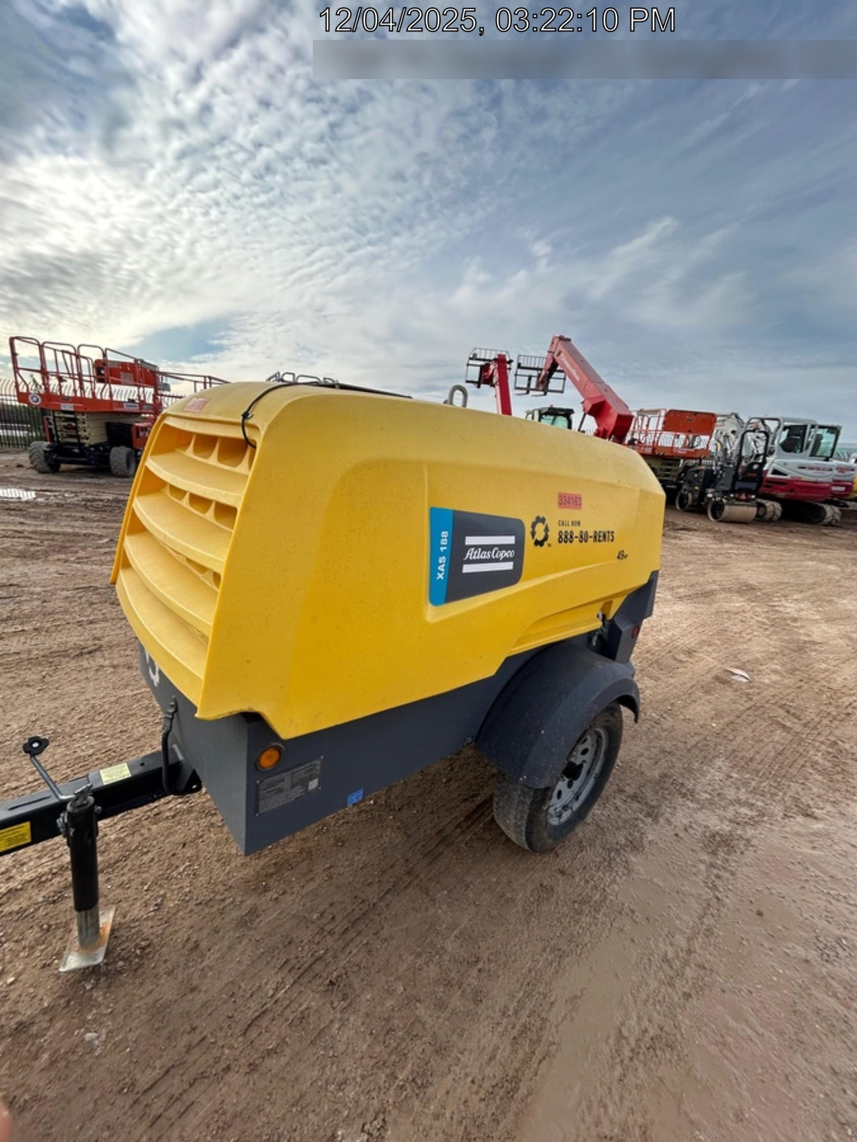 2023 ATLAS COPCO XAS188 CWK