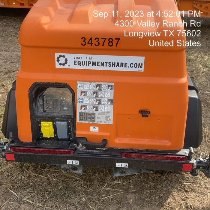 2023 Generac MLT2 Diesel, Flex Switch 120V Input, Powerzone Controller, (4) 320W LED Lights, 4kW Generator, 39.9 Gal Fuel Tank, 2" Ball, T3