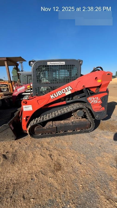 2020 Kubota SVL75-2HC Cab/Heat/Air, Standard Tracks, Standard Flow