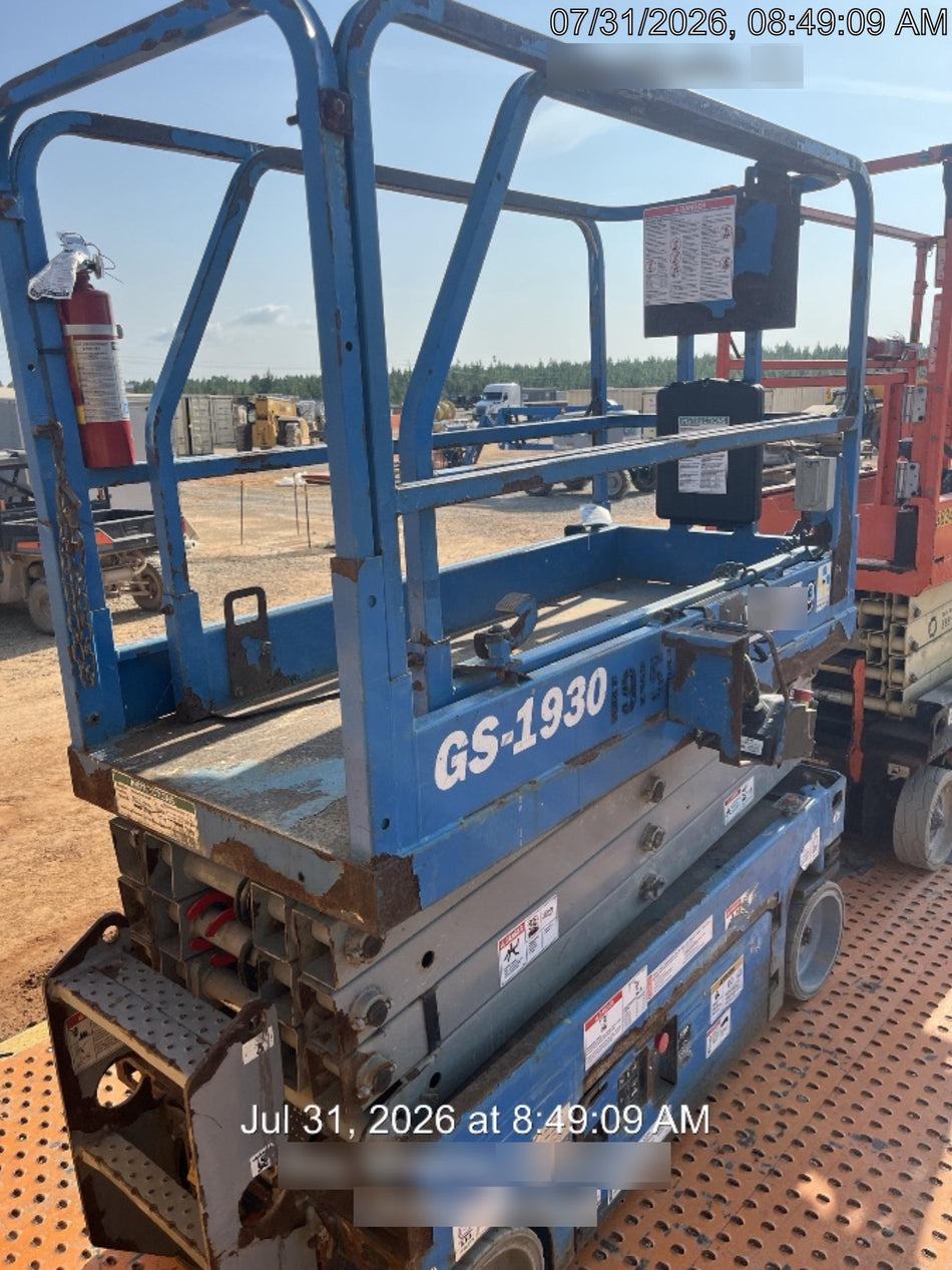 2018 Genie GS-1930 Genie GS-1930 Scissor Lift w/Standard Options