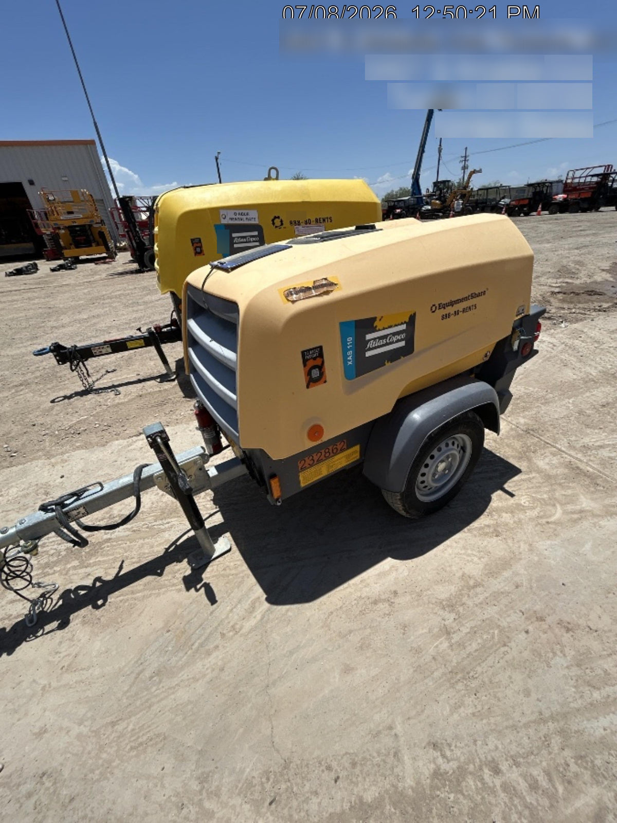 2022 ATLAS COPCO XAS 110