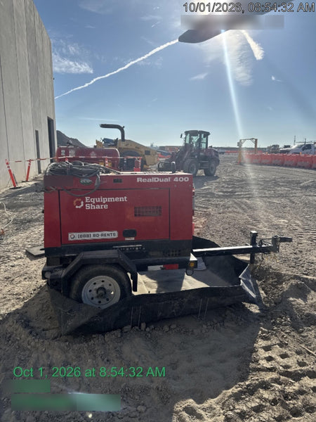 2022 Shindaiwa DGW400MDL Kubota D902 Engine, 23 HP, Dual Op Welder, Wire, Arc, Droop Stick, Tig, and CC Stick Functionality, Simulphase, 3 Phase and 1 Phase Gen Output, Single Axle NB Trlr, Slr Trckl Chrg 12V 12W, Fire Ext