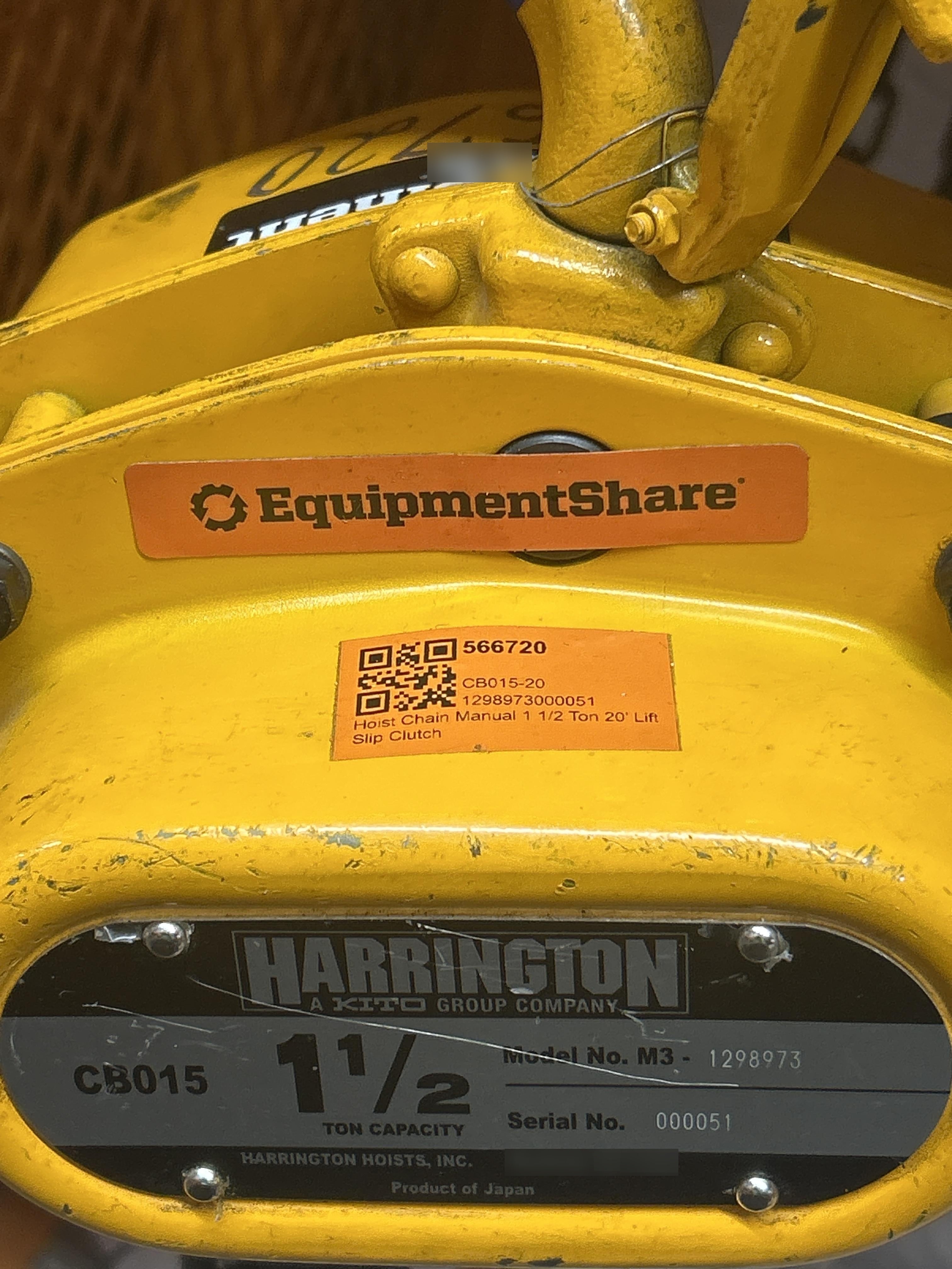 2025 HARRINGTON CB015-20