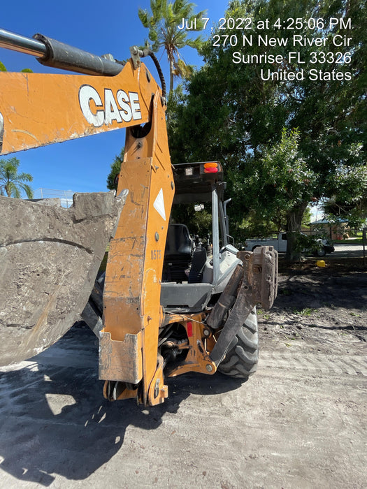 2017 Case 580N EP STANDARD HOE, ROPS, PILOT CONTROLS, AUX HYD