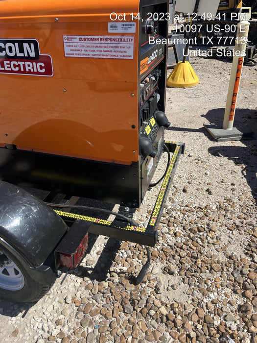 2022 Lincoln Electric LE400 Kubota V1505, Trlr, Cable Rack, Light Kit, ES Decals, T3