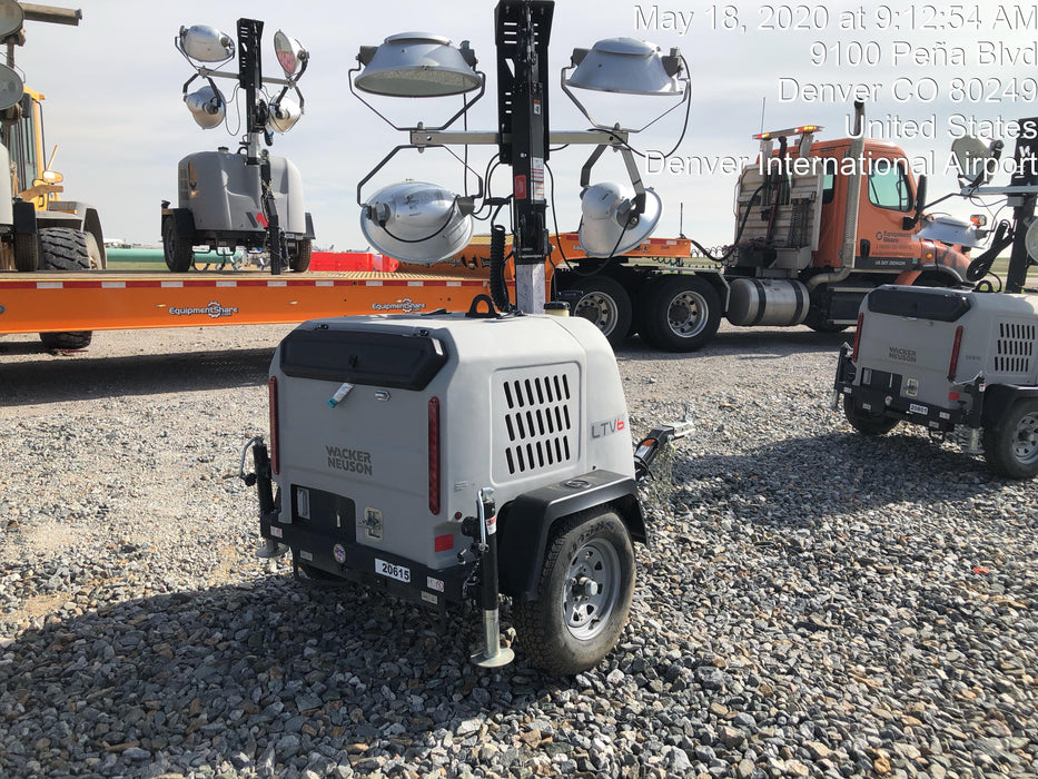 2018 Wacker Neuson LTV6L-MH Wacker Neuson LTV6L Mobile Light Tower w/Fuel Level Sensor Installed