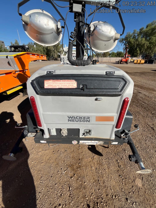2019 Wacker Neuson LTV6L-MH Wacker Neuson LTV6L Mobile Light Tower w/Fuel Level Sensor Installed