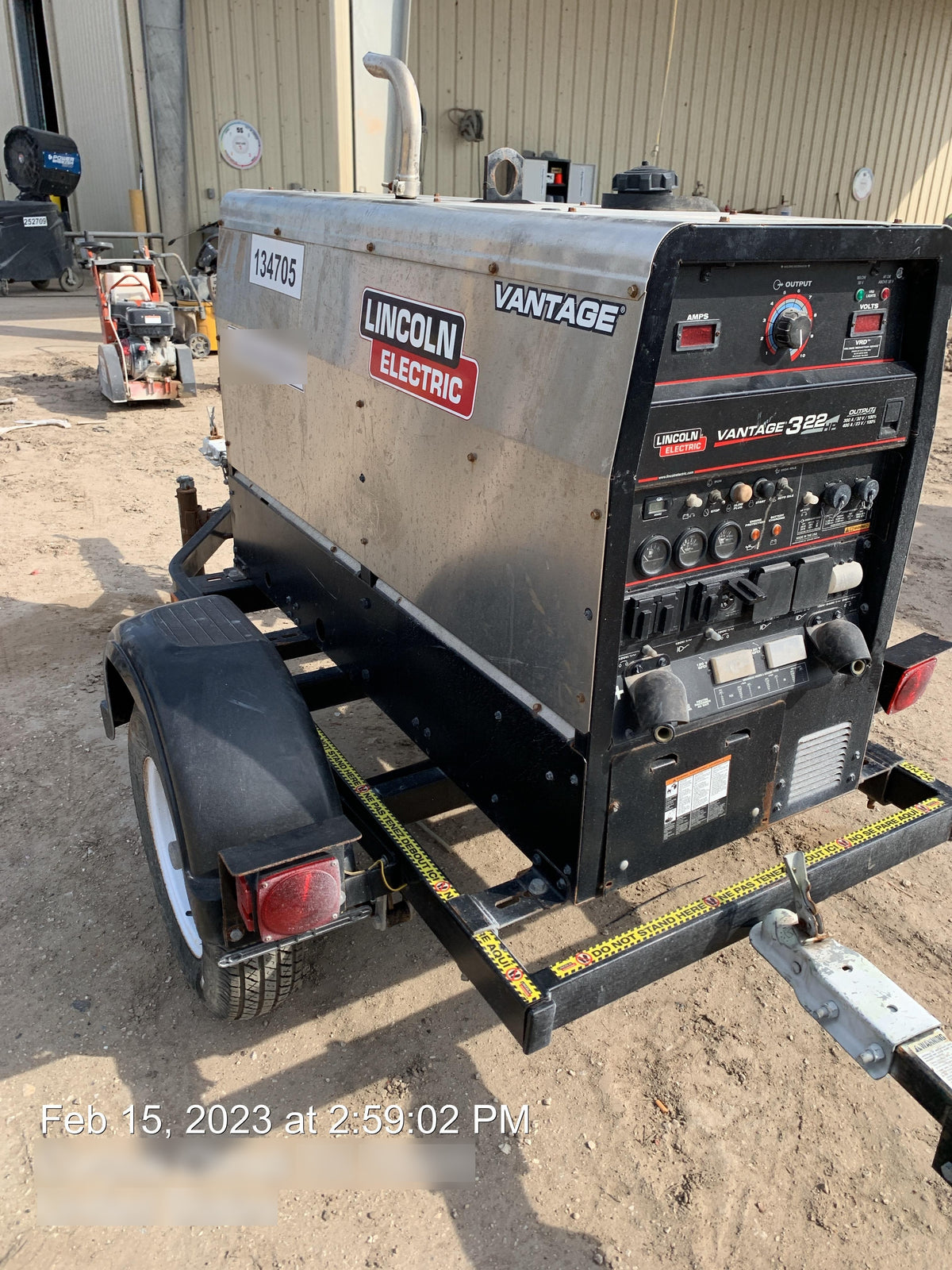 2021 Lincoln Electric Vantage 322 Ready Pak 3