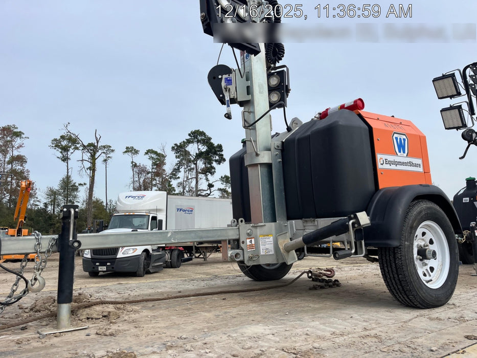 2024 Wanco WLTT-4MM4K Diesel, Deep Sea Controller, Shore Power Plug, Auto Start, (4) 350W LED Floodlights, 4kW Generator, 60 Gal Fuel Tank, 2" Ball, T3