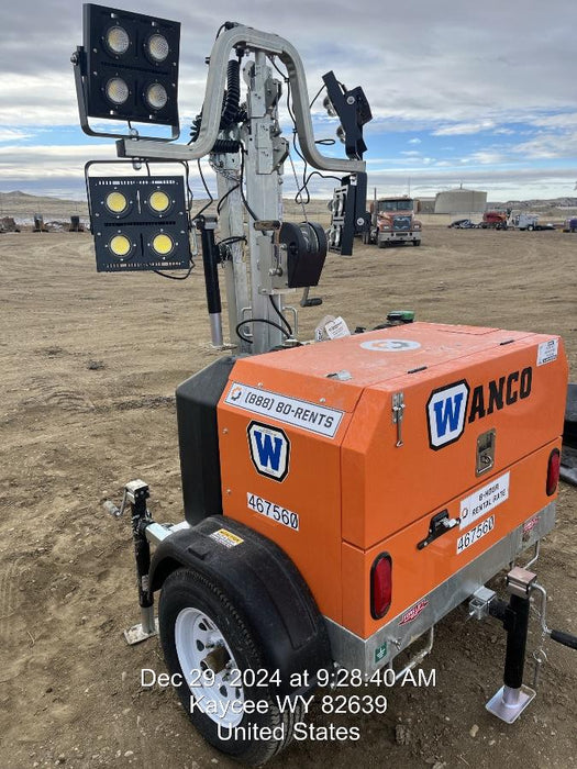 2024 Wanco WLTT-4MM4K Diesel, Deep Sea Controller, Shore Power Plug, Auto Start, (4) 350W LED Floodlights, 4kW Generator, 60 Gal Fuel Tank, 2" Ball, T3