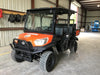 Kubota RTV-X1140W-H 4wd Utility Cart, LED Strobe, Windshield Tempered Glass, Plastic Canopy, Wire Harness Kit, Backup Alarm