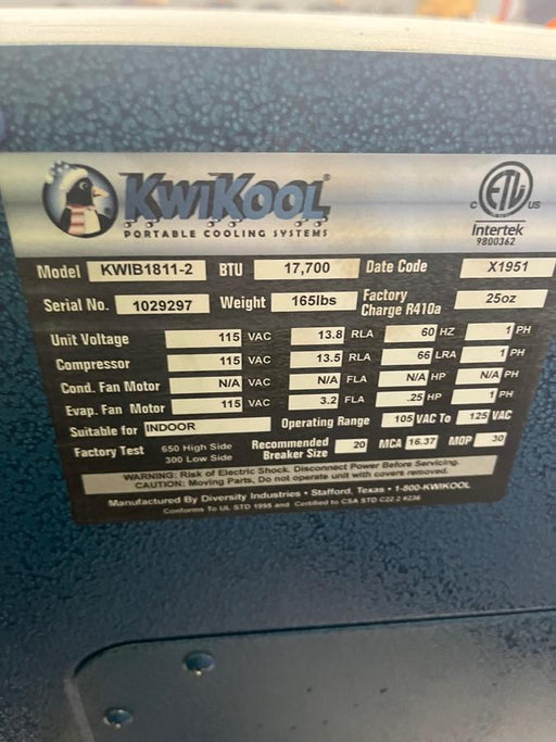 2023 KWIKOOL KWIB1811-2