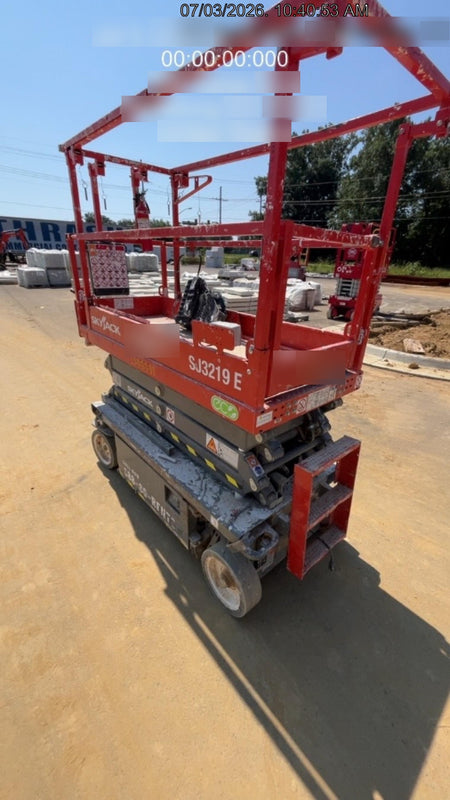 2024 Skyjack SJ3219 Electric Drive, Sld NM Tires, DBcns, RFRails, Power to Platform, T3 + Access Control
