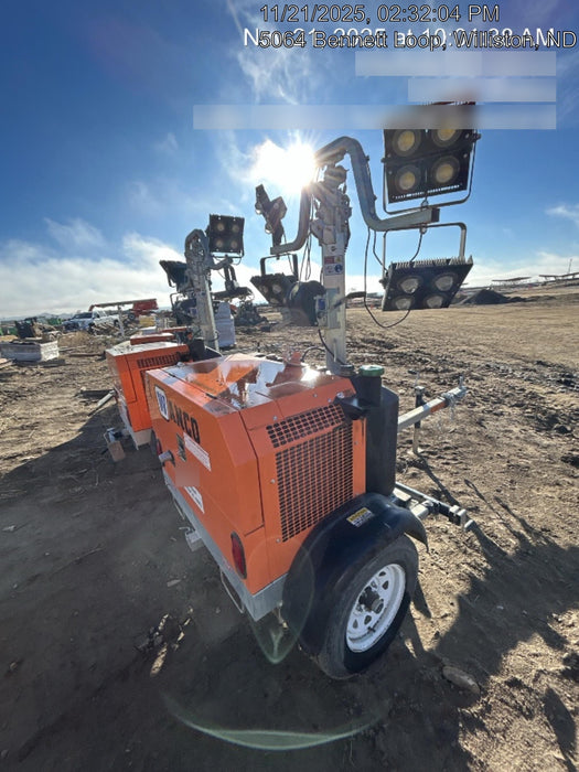 2024 Wanco WLTT-4MM4K Diesel, Deep Sea Controller, Shore Power Plug, Auto Start, (4) 350W LED Floodlights, 4kW Generator, 60 Gal Fuel Tank, 2" Ball, T3