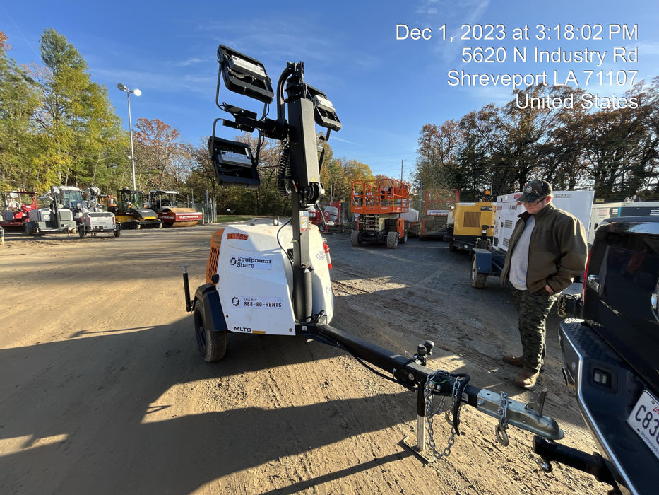 2023 Generac MLT2 Diesel, Flex Switch 120V Input, Powerzone Controller, (4) 320W LED Lights, 4kW Generator, 39.9 Gal Fuel Tank, 2" Ball, T3