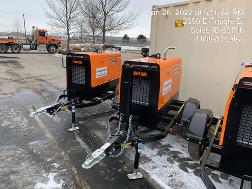 2021 Lincoln Electric Vantage 322 Vantage 322 Ready Pak 3 w/ Decals, ORANGE (includes trailer, cable rack, fender light kit) NO Telematics