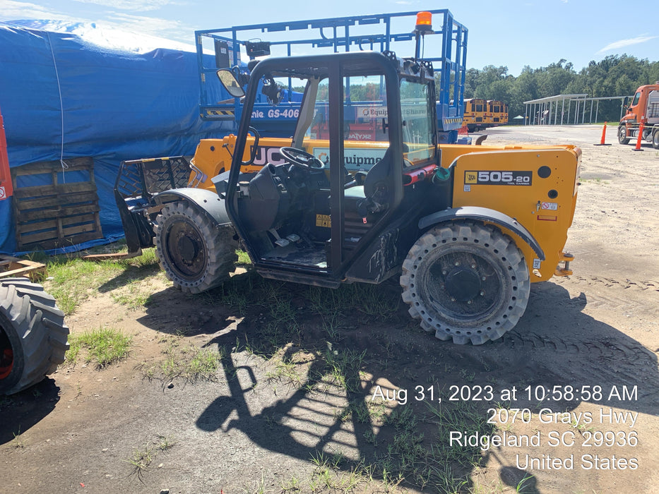 2021 JCB 505-20TC 74Hp Dsl, Canopy, Sld Tires, LED WL, Bcn
