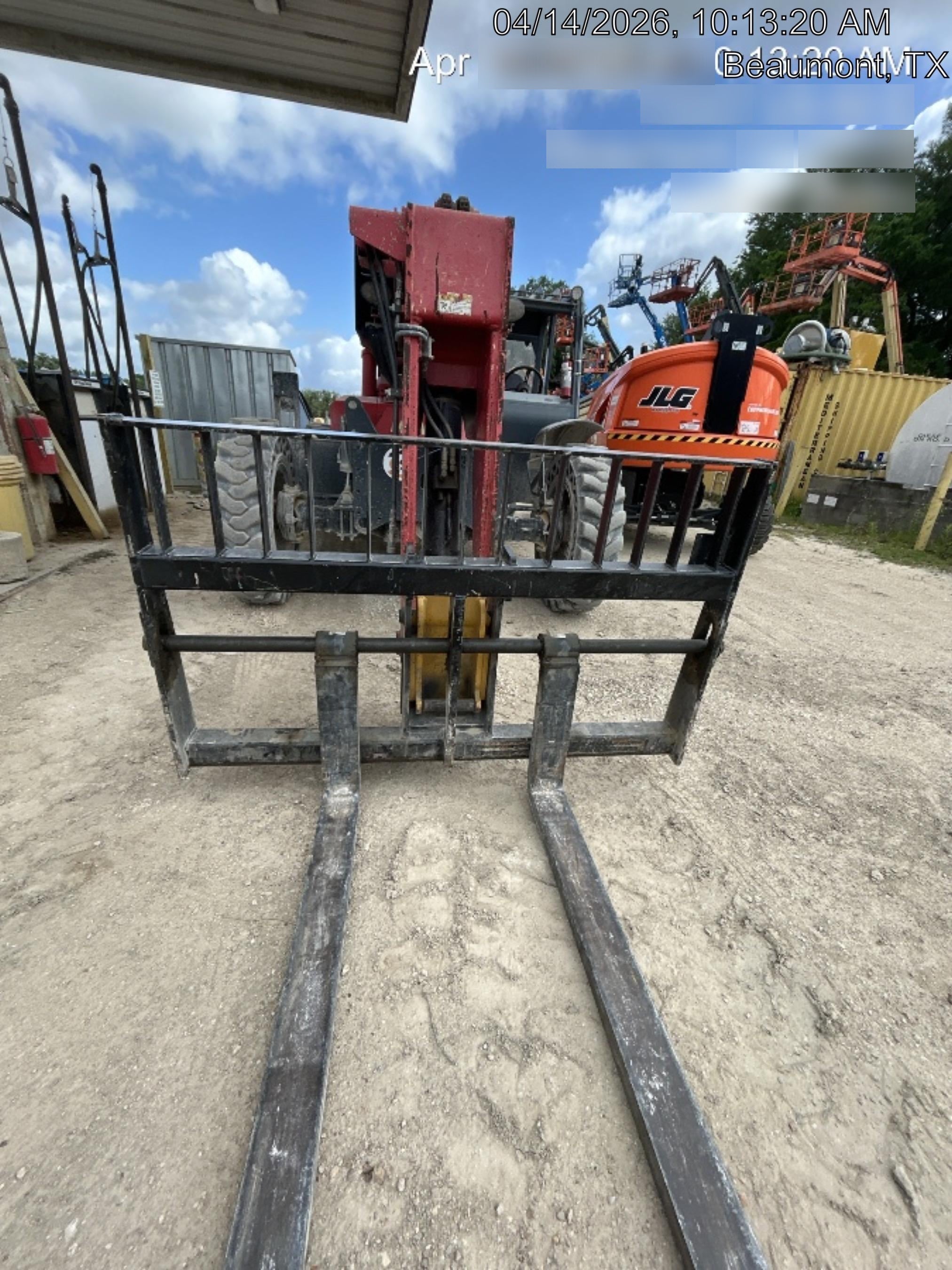2018 Manitou MTA8044 MTA 8044 - 74 HP T4, Canopy, Worklights/Strobe, Beacon, 66" Carriage, 48" Forks, Solid Tires, Lift Hook, Aux Hydraulics