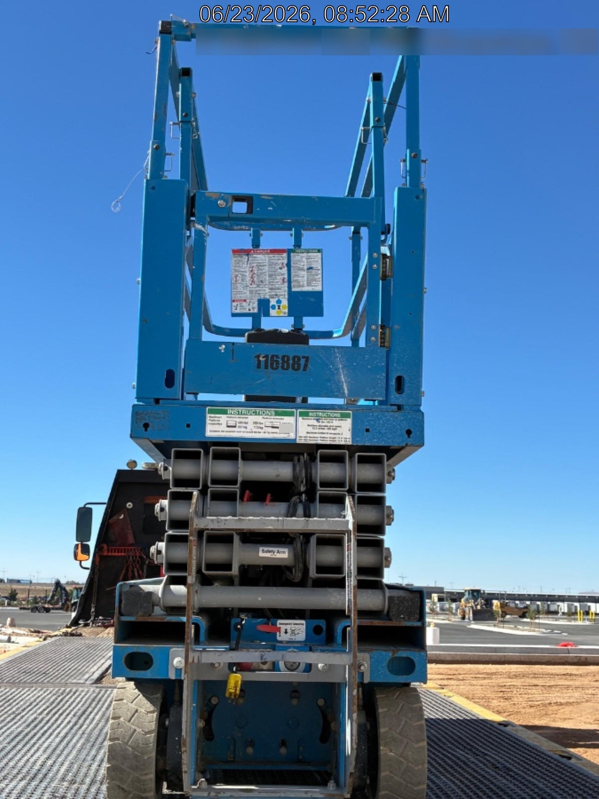 2020 Genie GS-1930 Solid Non Marking Tires, Beacon, Folding rails with half height swing gate