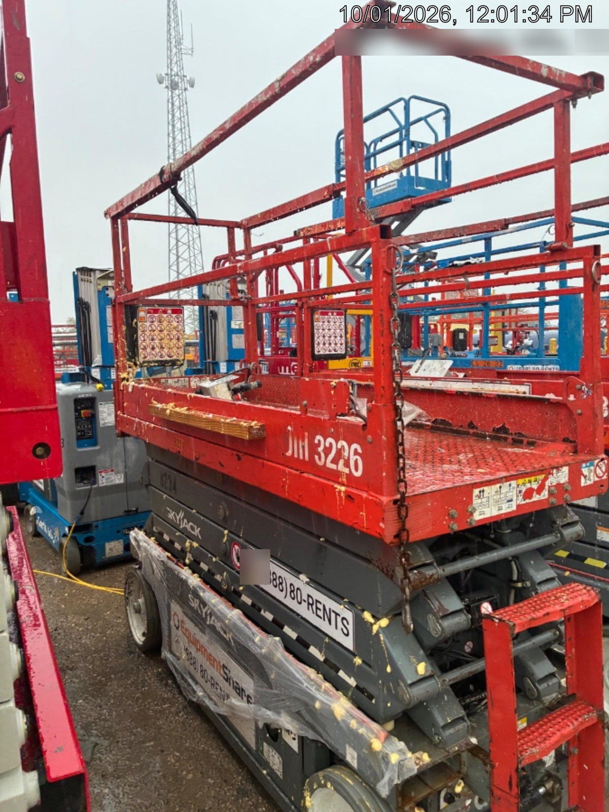 2018 Skyjack SJIII-3226 Skyjack SJIII3226 Scissor Lift w/Trojan Batteries