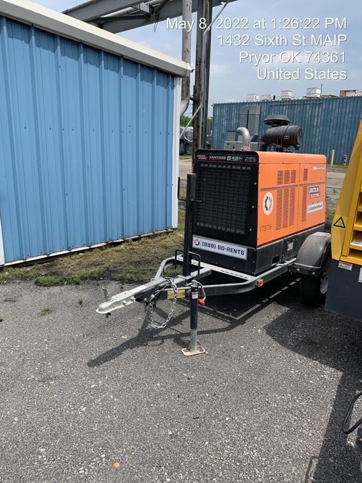 2021 Lincoln Electric Vantage 549X Ready Pak 3, ORANGE (includes trailer, cable rack, fender light kit)