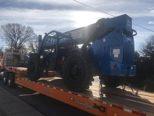2019 Genie GTH-1056 Canopy, Solid RT Tires, LED Work Lights, Beacon 60" QA Carriage, 60" Forks