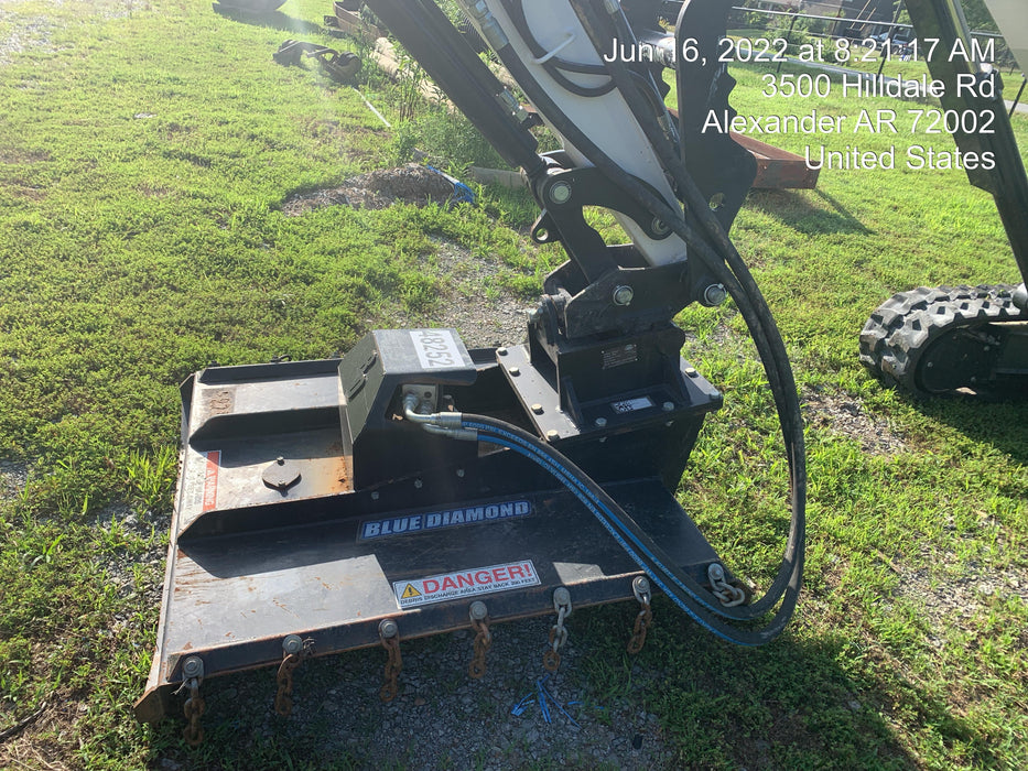 2019 BLUE DIAMOND 42" Brush Cutter, Mini Excavator