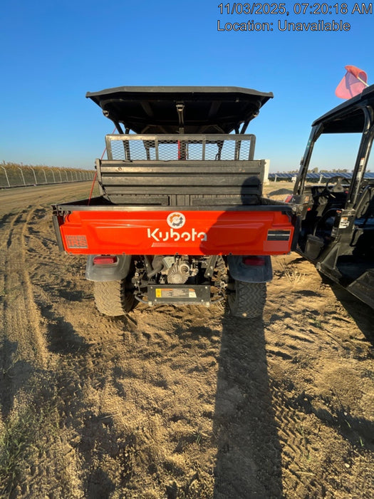 2021 Kubota RTV-X1140W-H Plastic Canopy, Windshield Acrylic Clear, LED Strobe Light, Wire Harness Kit, Back up Alarm