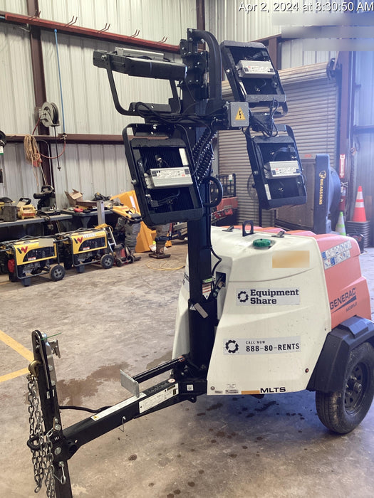 2024 Generac MLT2 Diesel, Flex Switch 120V Input, Powerzone Controller, 
(4) 320W LED Lights, 4kW Generator, 39.9 Gal Fuel Tank, 2" Ball, T3