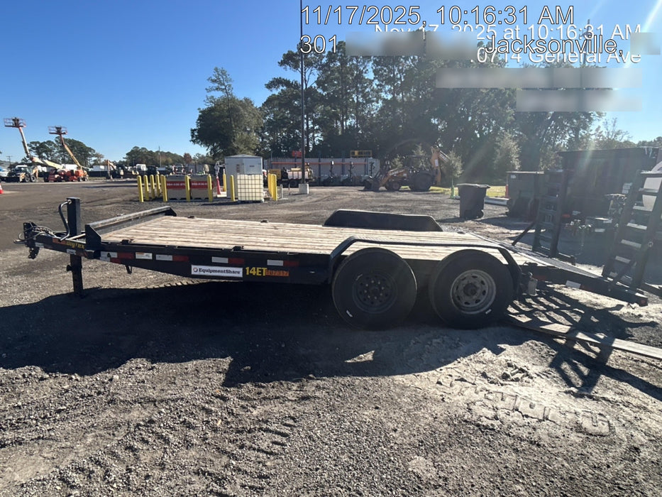 2021 BIG TEX TRAILER 14ET-18BK-KR