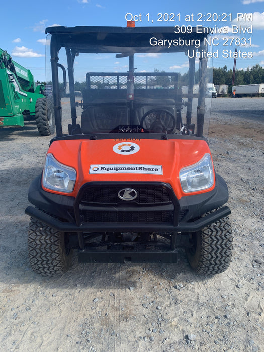 2021 Kubota RTV-X1140W-H Plastic Canopy, Windshield Acrylic Clear, LED Strobe Light, Wire Harness Kit, Back up Alarm
