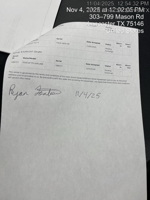 2025 TORCUP TX-2RL103M30