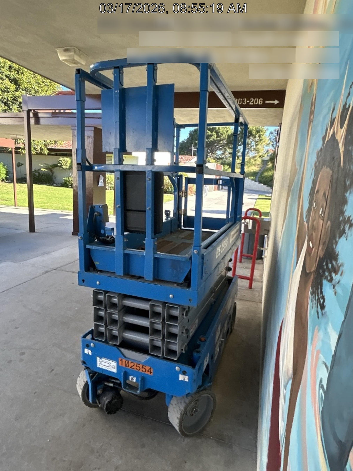 2020 Genie GS-1930 Solid Non Marking Tires, Beacon, Folding rails with half height swing gate, 800W Inverter