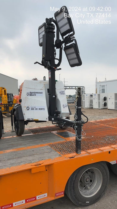 2024 Generac MLT2 Diesel, Flex Switch 120V Input, Powerzone Controller, 
(4) 320W LED Lights, 4kW Generator, 39.9 Gal Fuel Tank, 2" Ball, T3