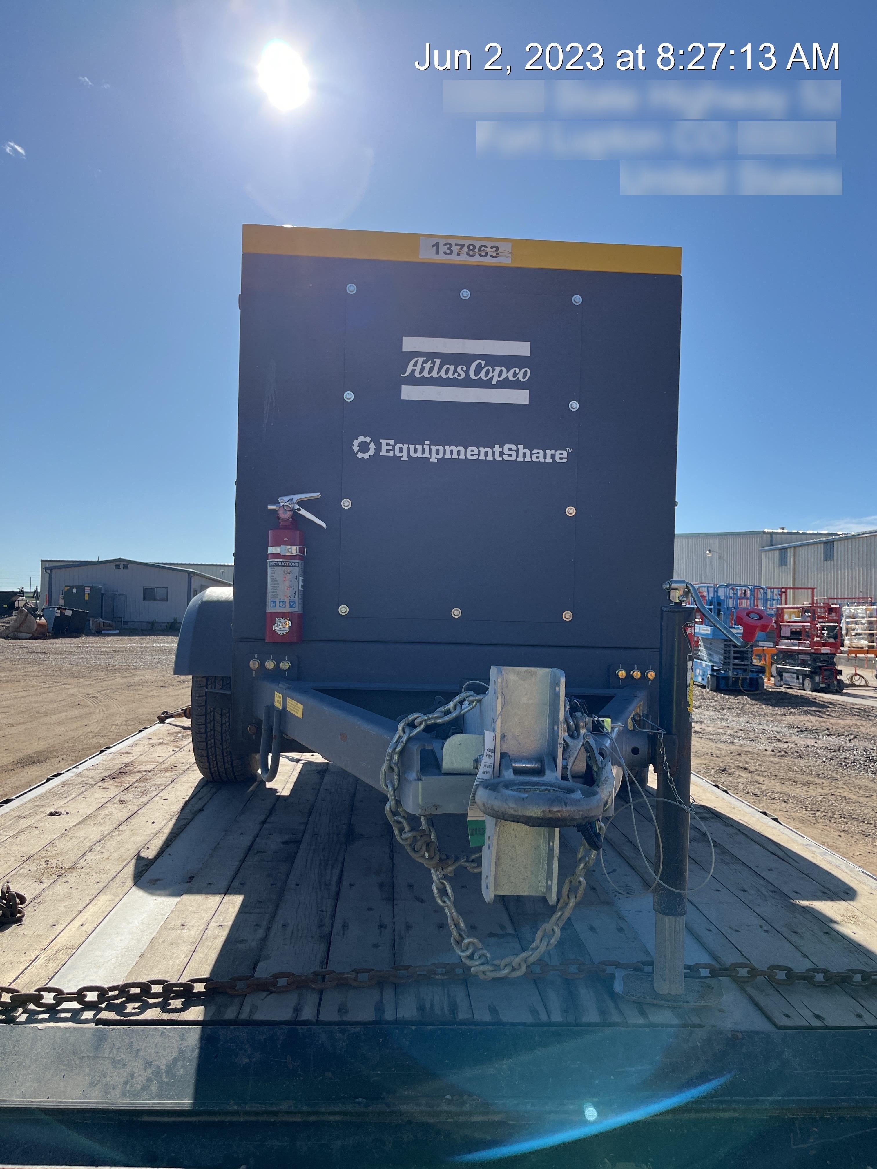 2021 ATLAS COPCO PAS 100 HF CS Enclosed