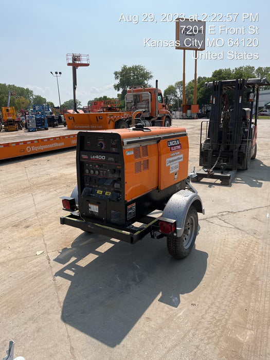 2022 Lincoln Electric LE400 Kubota V1505, Trlr, Cable Rack, Light Kit, ES Decals, T3