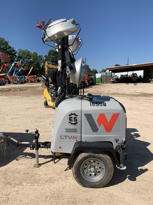 2018 Wacker Neuson LTV6L-MH Wacker Neuson LTV6L Mobile Light Tower w/Fuel Level Sensor Installed