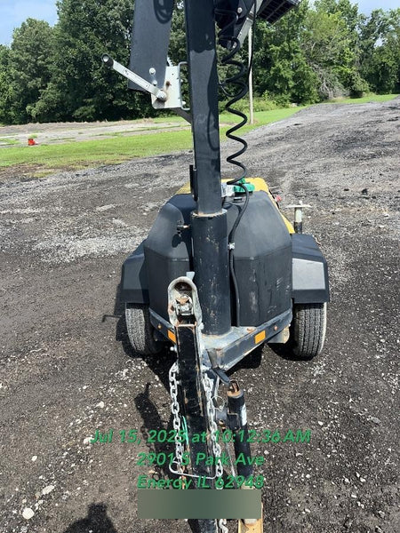 2022 Allmand NLV3GR (4) LED Light Fixture 350W, 23' Vertical Mast, 3kW Prime, Towable, Deep Sea L401, Leveling Jacks, Yanmar T4F 5.8hp