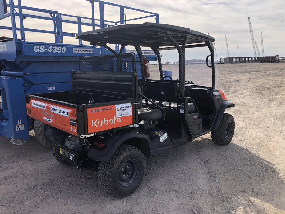 2022 Kubota RTV-X1140W-H Plastic Canopy, Windshield Acrylic Clear, LED Strobe Light, Wire Harness Kit, Back up Alarm